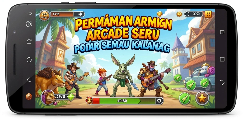 Tangkapan layar utama API88 menampilkan aksi gameplay yang mendebarkan dalam kategori Arcade.