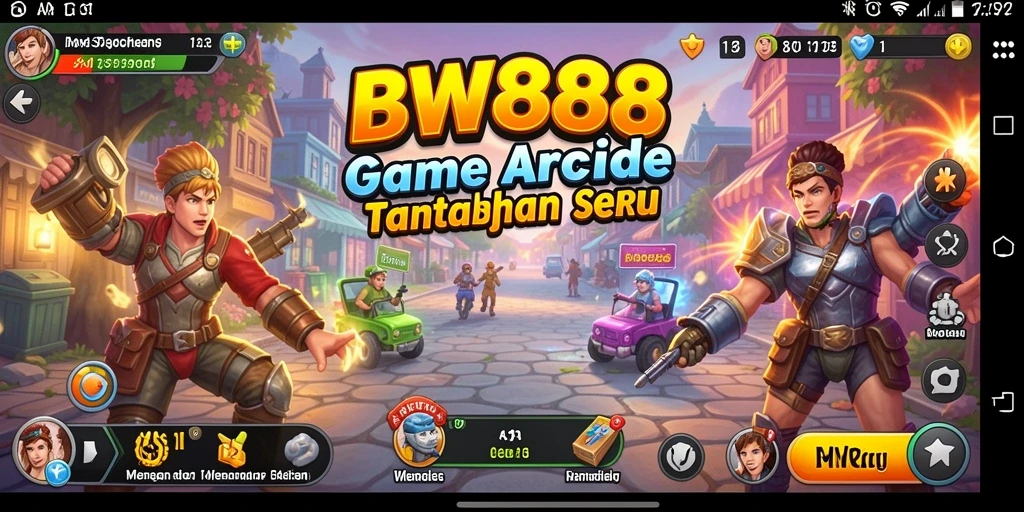 Tangkapan layar menunjukkan aksi seru dalam gameplay BW888 yang penuh tantangan.