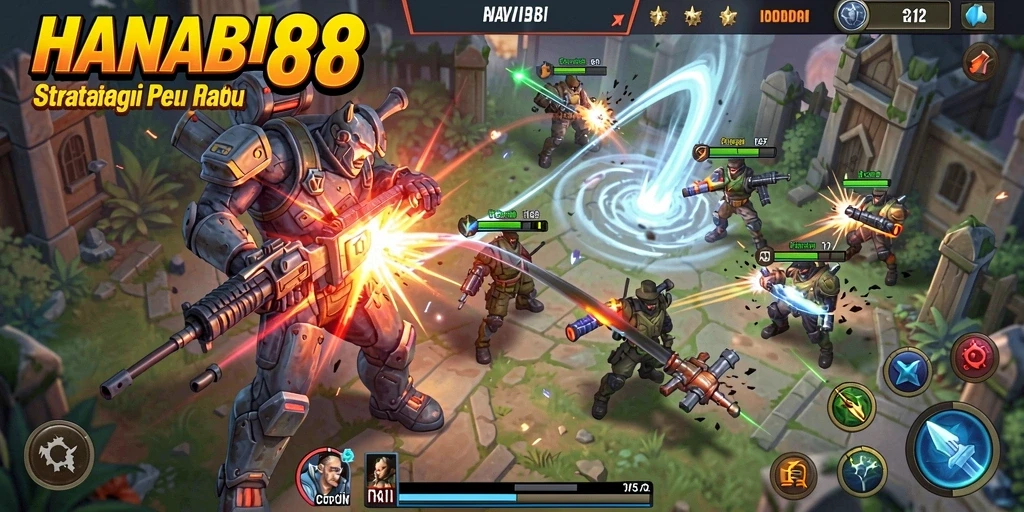 Tampilan gameplay menarik dengan elemen strategi yang mendalam.