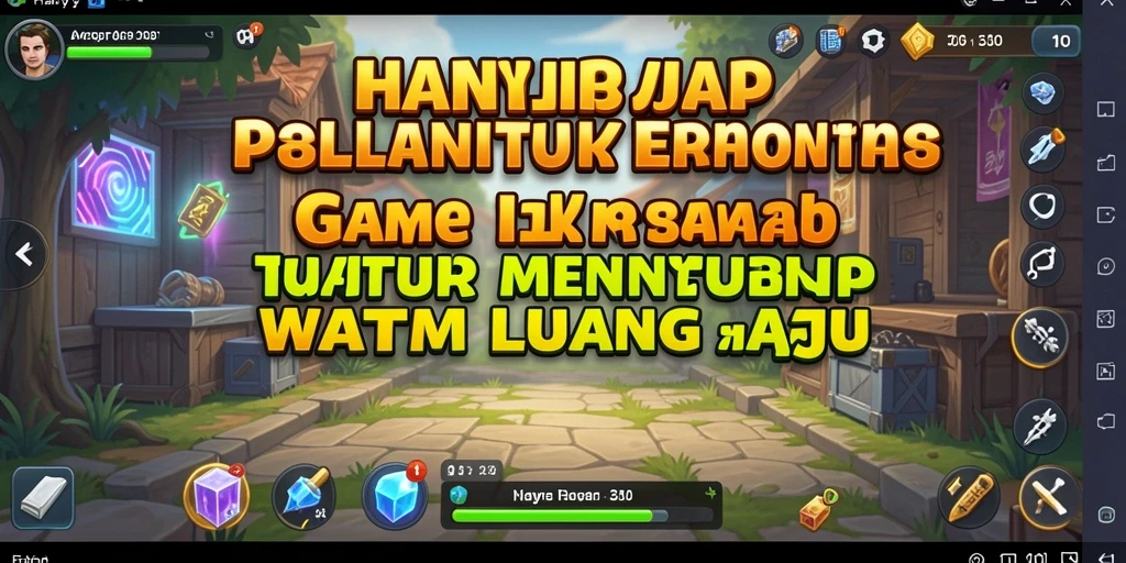 Tampilan gameplay HARAPJP yang menarik dalam genre Idle.