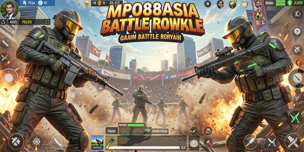 Gameplay seru MPO88ASIA dalam pertempuran Battle Royale.