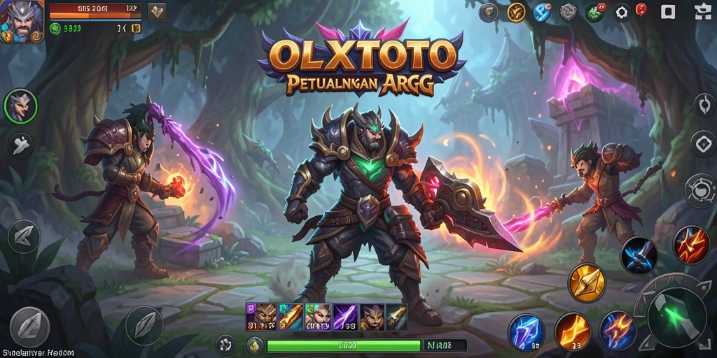 Screenshot OLXTOTO menampilkan aksi seru dalam pertarungan epik.